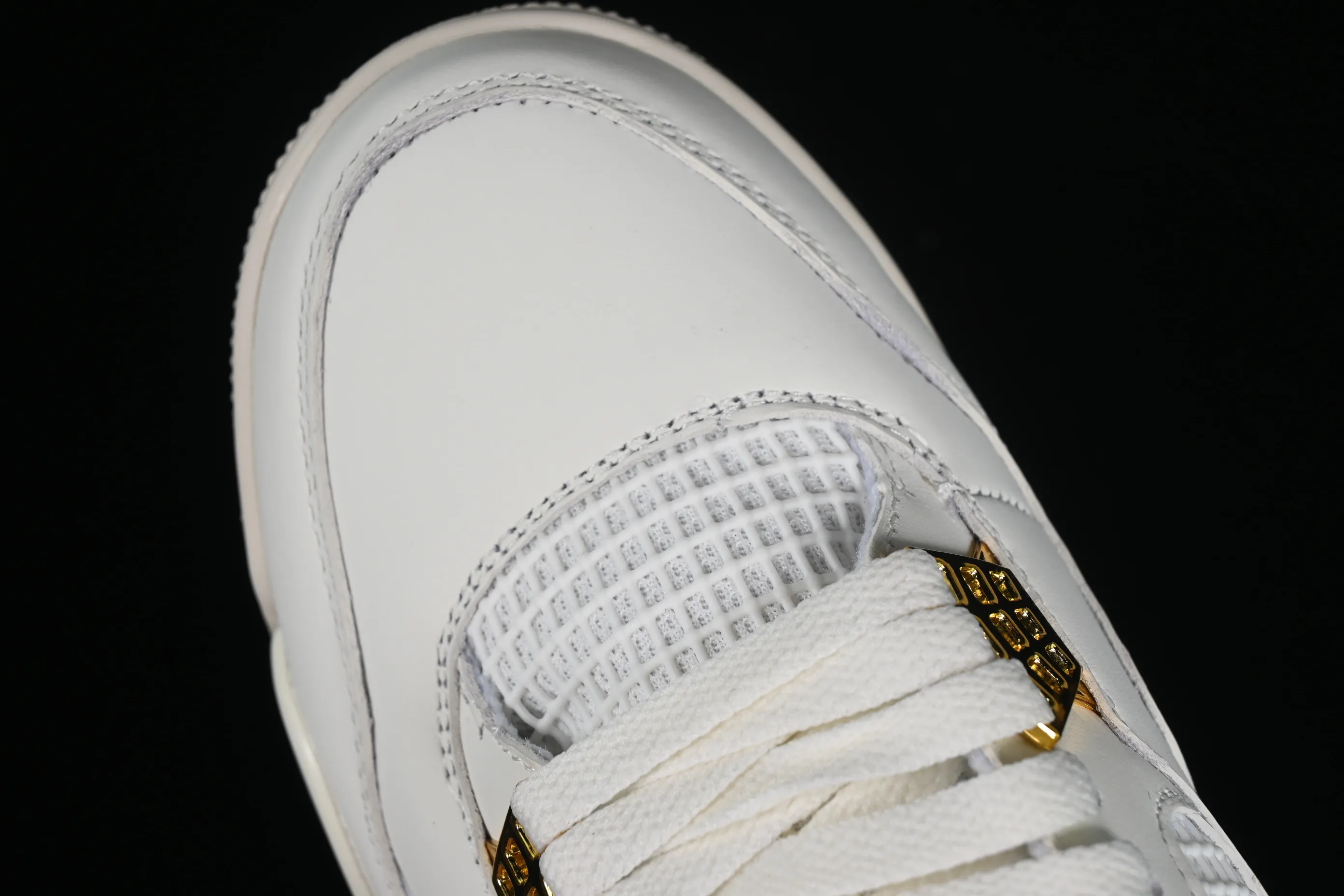 All categories Air Jordan Jordan series basketball shoes Air Jordan 4 Air Jordan 4 Retro "Metallic Gold" AJ4 Joe 4 meters white gold AQ9129-170